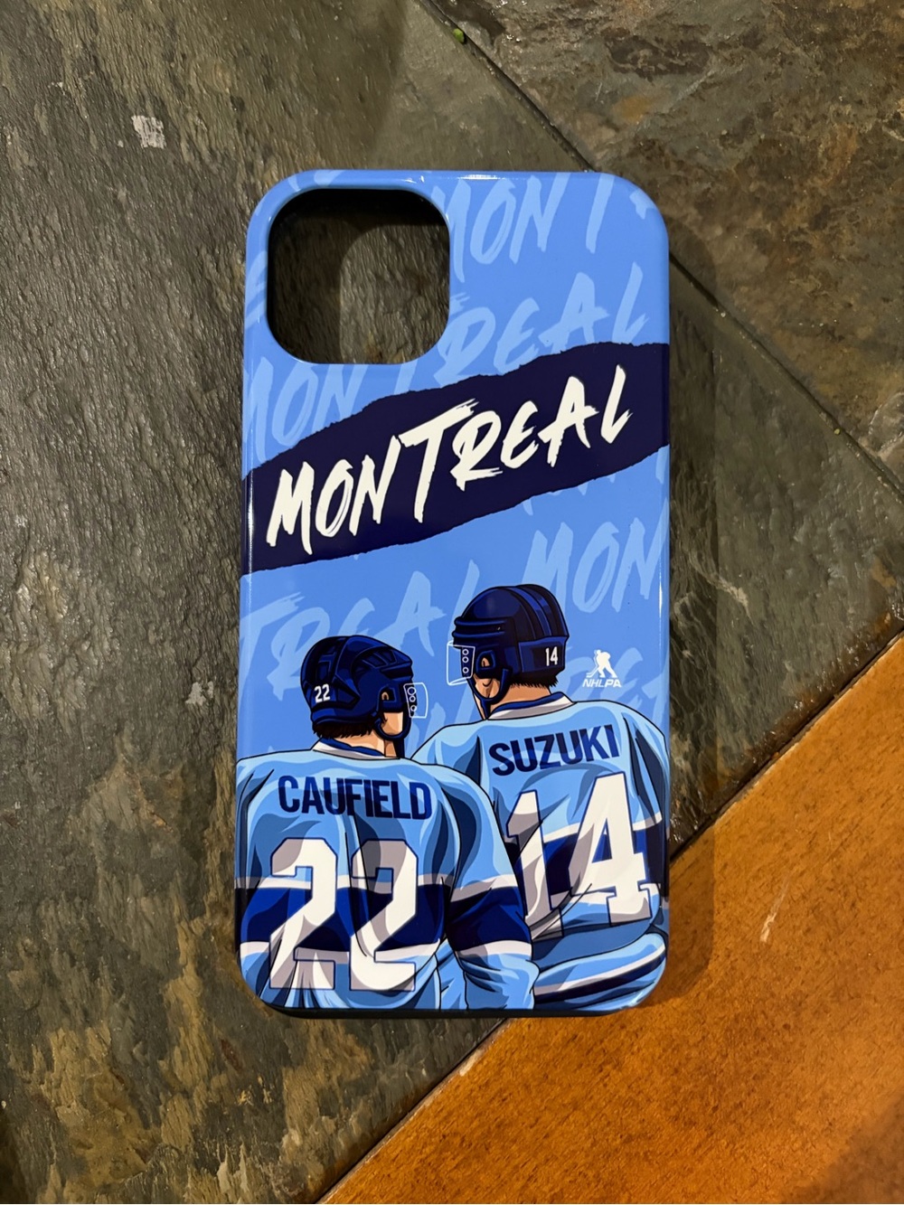 IPHONE 13 - Caulfield/Suzuki Montreal Canadiens Blue Phone Case